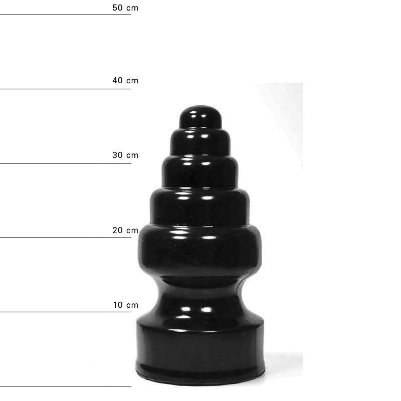 All Black - Buttplug - 27 x 13.5 cm - Zwart-Erotiekvoordeel.nl