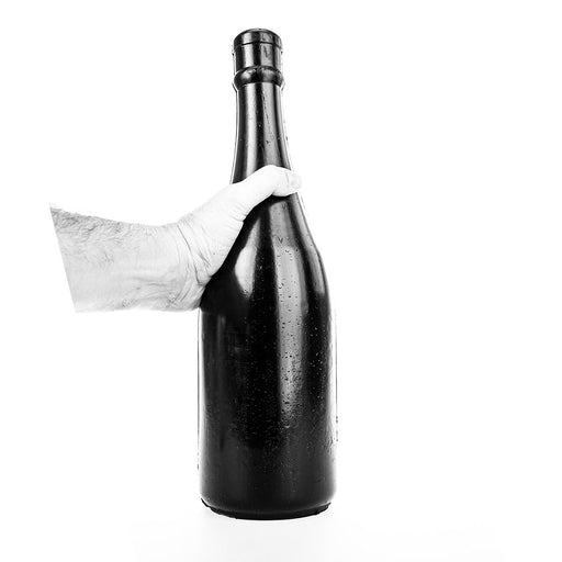 All Black - Buttplug - Champagne Bottle - 39.5 x 10.5 cm - Groot-Erotiekvoordeel.nl