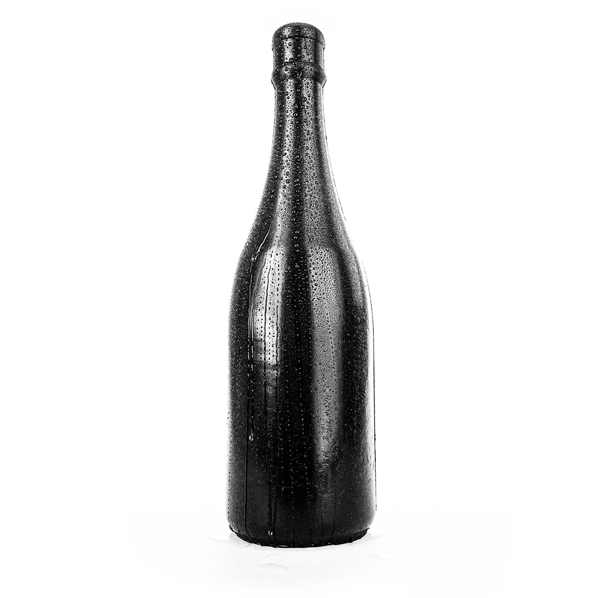 All Black - Buttplug - Champagne Bottle - 39.5 x 10.5 cm - Groot-Erotiekvoordeel.nl