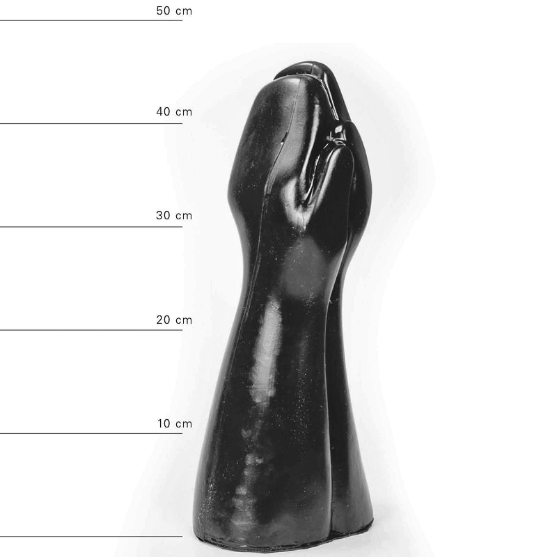 All Black - Fisting Dildo - 39 x 16 cm - Zwart-Laced-up.nl