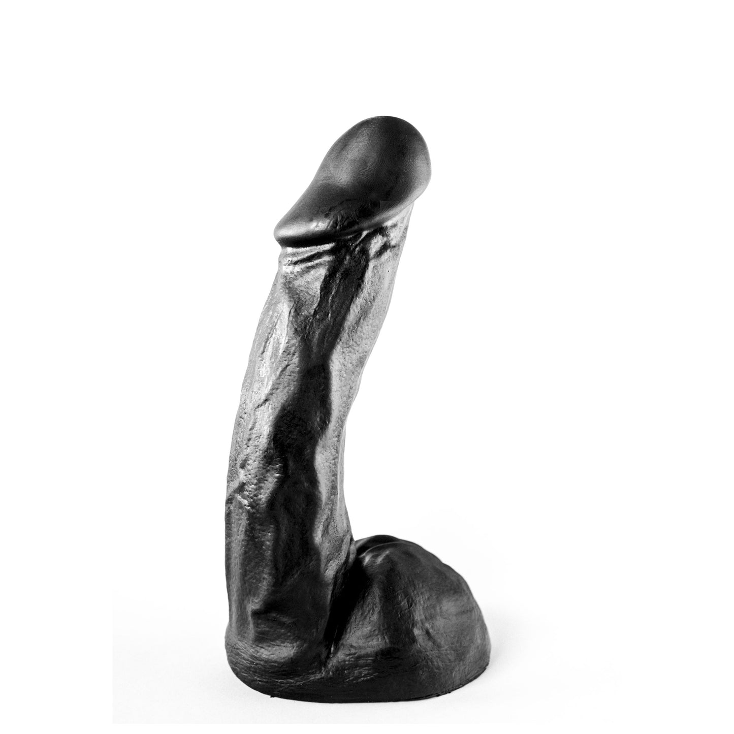 All Black - Klassieke Dildo 23 x 5 cm - Zwart
