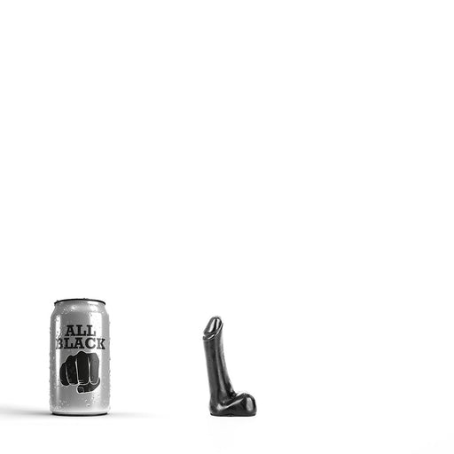 All Black - Kleine Realistische Dildo 9 x 2 cm - Zwart-Laced-up.nl