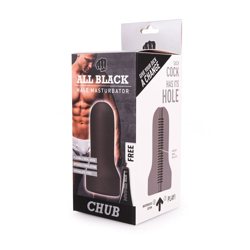 All Black - Masturbator Chub-Laced-up.nl