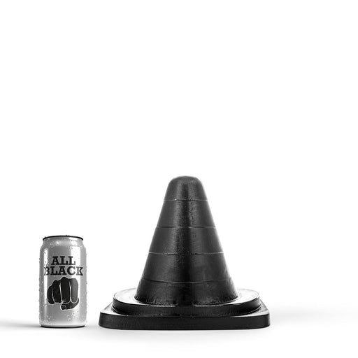 All Black - Prisma Buttplug 19 x 5 cm - Zwart
