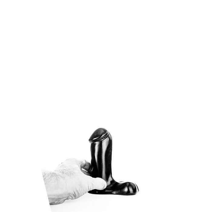 All Black - Realistische Dildo 14 x 5 cm - Zwart