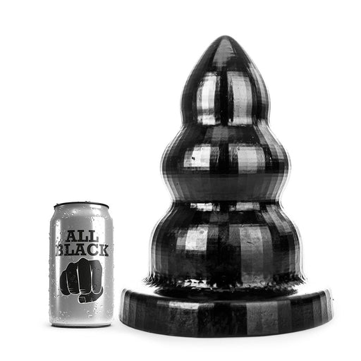 All Black - Triple Pleasure Buttplug - Zwart