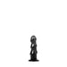 All Black - Zwarte Anaal Dildo Met Ribbels 17 x 5 cm