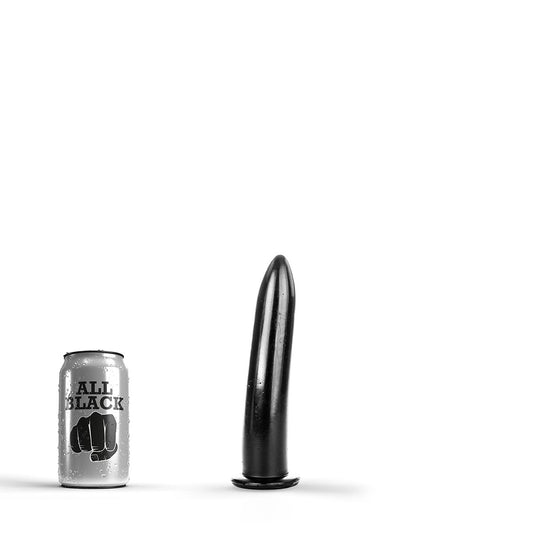 All Black - Zwarte anaal dildo Van 19 cm lang En Diameter 3.5 cm