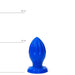 All Blue - Buttplug 12 x 5 cm - Blauw-Erotiekvoordeel.nl