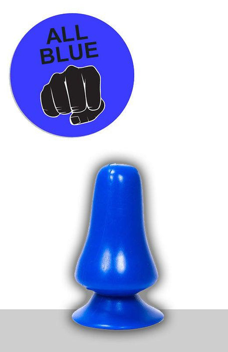 All Blue - Buttplug 12 x 7 cm - Blauw