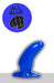 All Blue - Buttplug 13 x 5 cm - Blauw