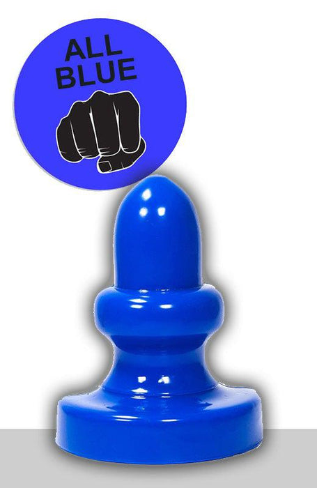 All Blue - Buttplug 17 x 8 cm - Blauw