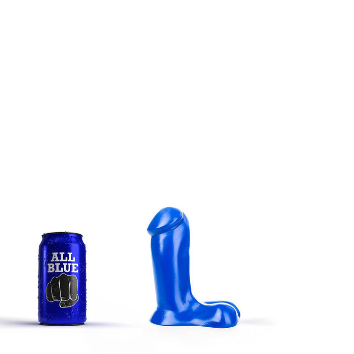 All Blue - Dildo 14 x 5 cm - Blauw