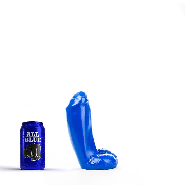 All Blue - Dildo 18 x 5.5 cm - Blauw