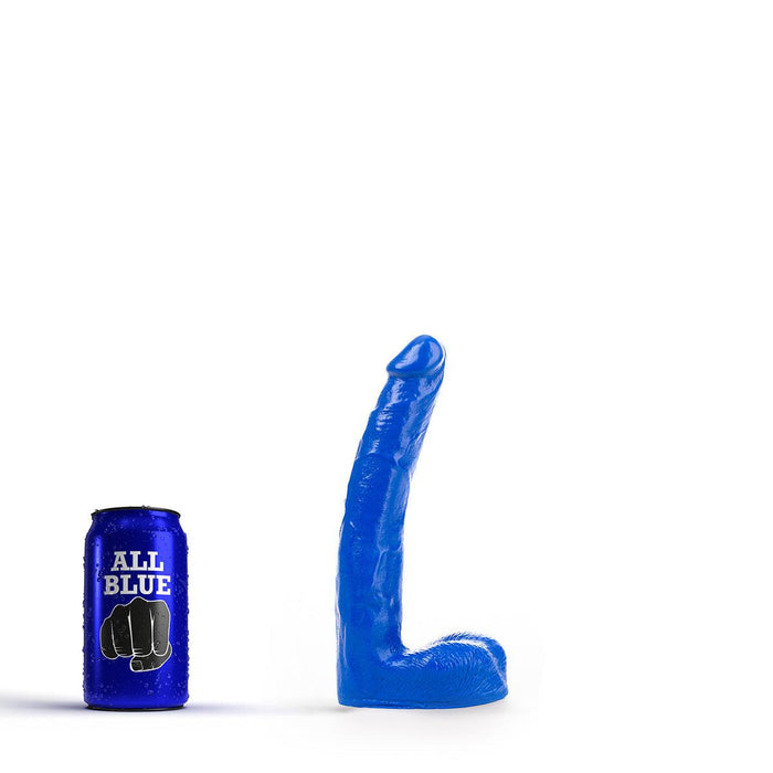 All Blue - Dildo 21 x 3,5 cm - Blauw-Erotiekvoordeel.nl