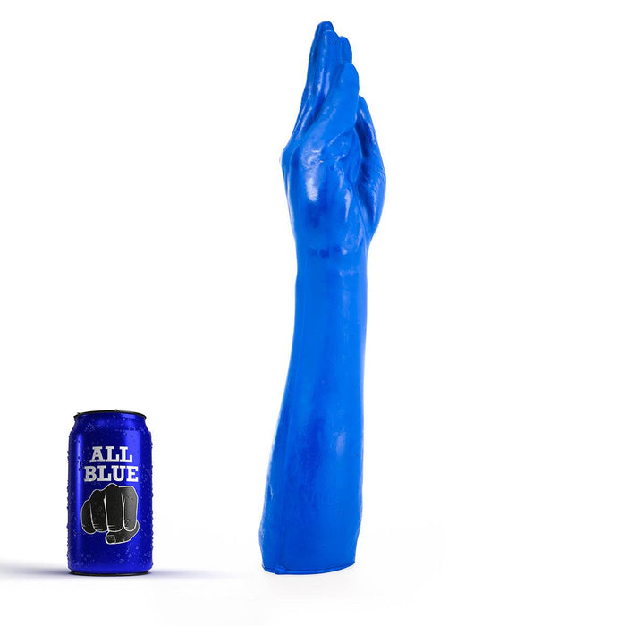 All Blue - Fisting Dildo 37 x 7 cm - Blauw