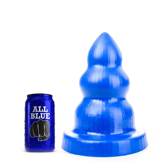 All Blue - Triple Pleasure Buttplug - Blauw