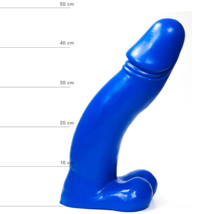 All Blue - XXL Dildo 45 x 9 cm - Blauw