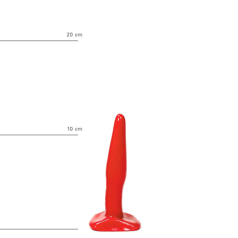 All Red - Buttplug 12 x 2,5 cm - Rood