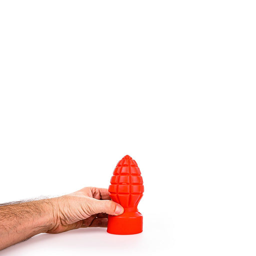 All Red - Buttplug 15 x 6 cm - Rood