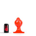 All Red - Buttplug 18 x 10 cm - Rood