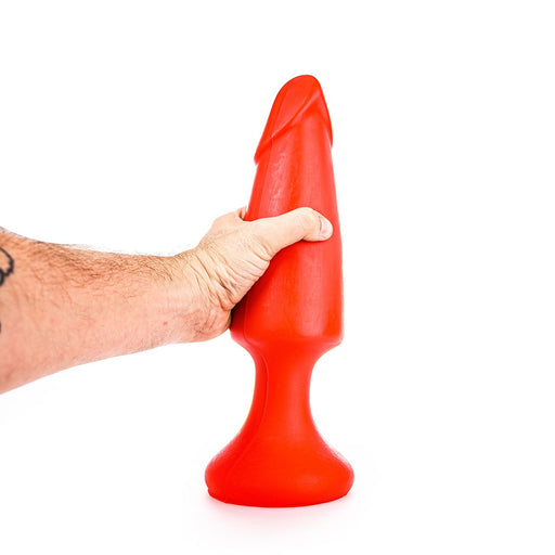 All Red - Buttplug 35 x 9,5 cm - Rood