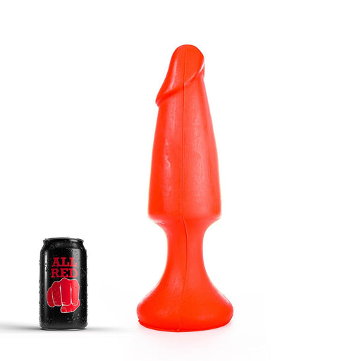 All Red - Buttplug 35 x 9,5 cm - Rood