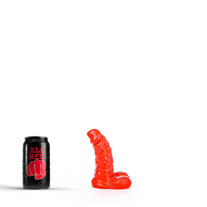 All Red - Dildo 13 x 4,5 cm - Rood