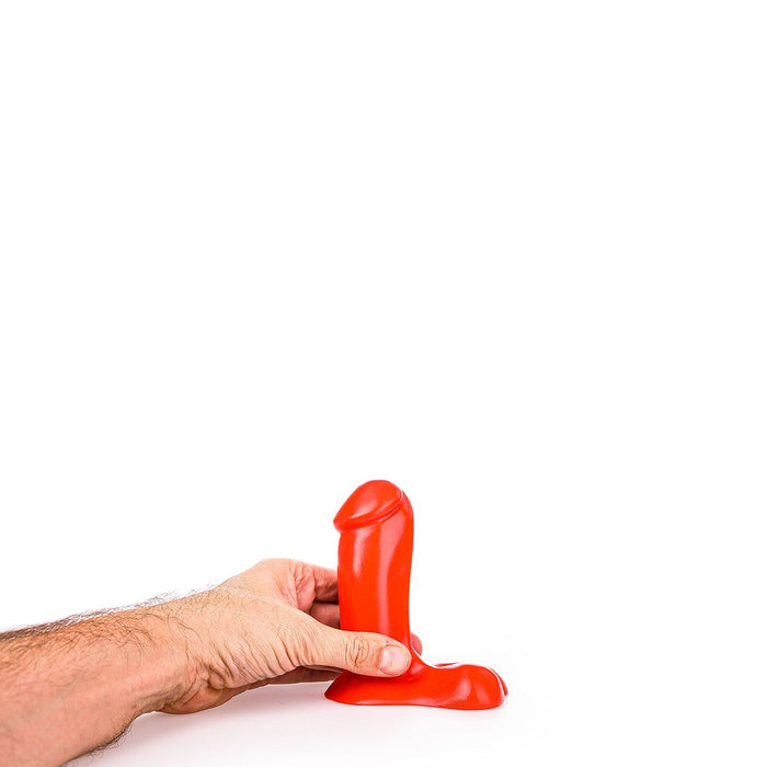 All Red - Dildo 14 x 5 cm - Rood