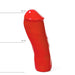All Red - Dildo 20 x 6 cm - Rood