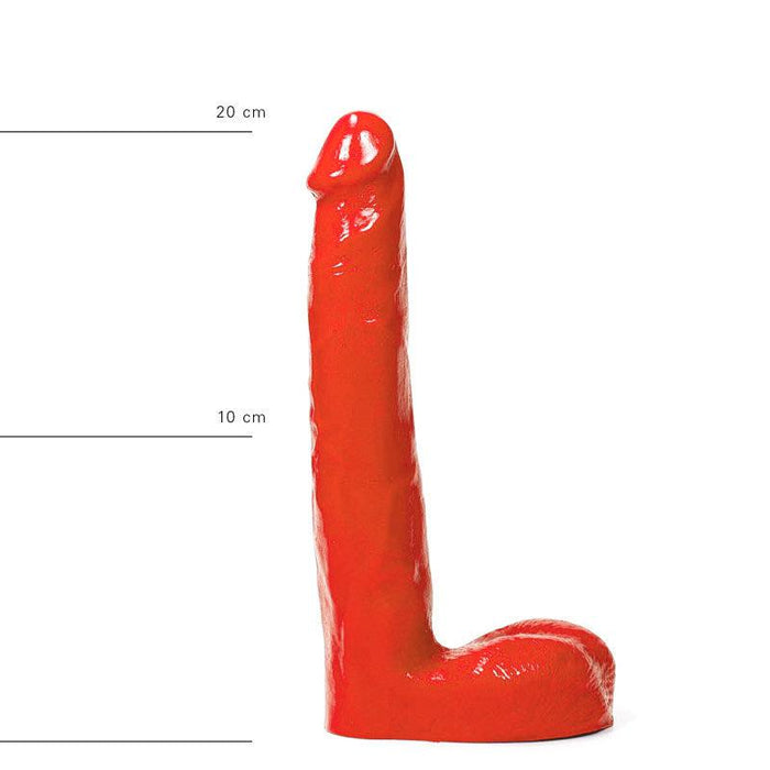 All Red - Dildo 21 x 3,5 cm - Rood-Erotiekvoordeel.nl