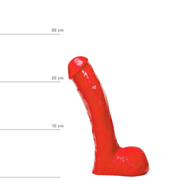 All Red - Dildo 23 x 4.5 cm - Rood
