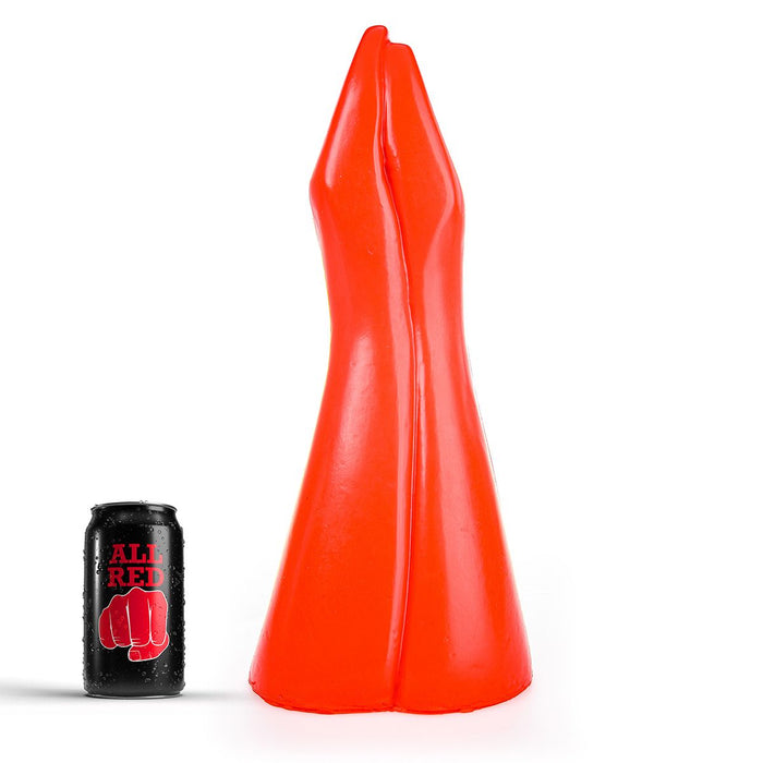 All Red - Fisting Dildo 39 x 16 cm - Rood