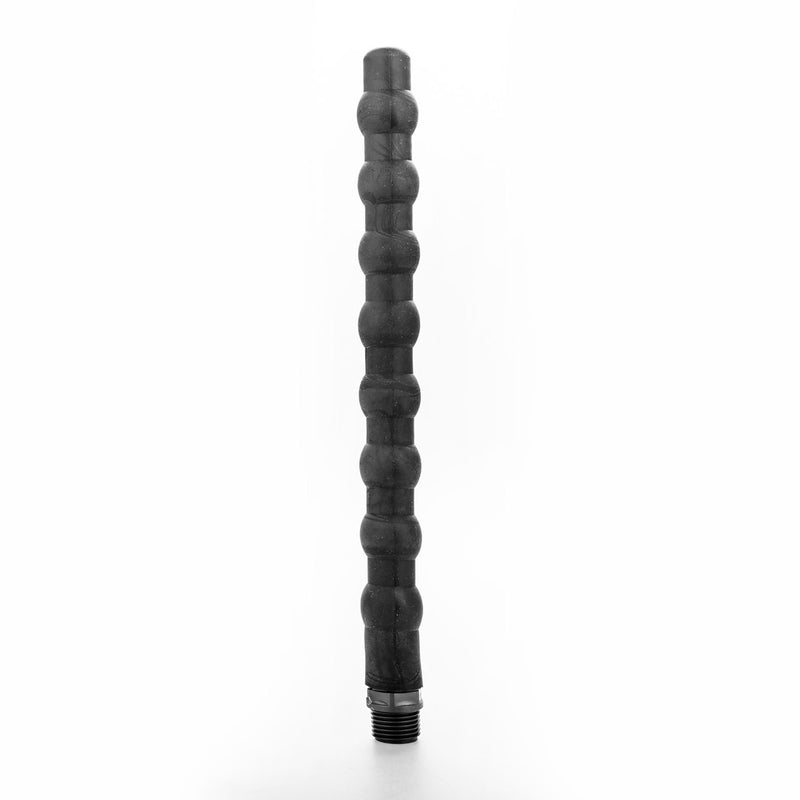 Anal Probe - Beaded Siliconen Anaal Douche - Zwart-Laced-up.nl