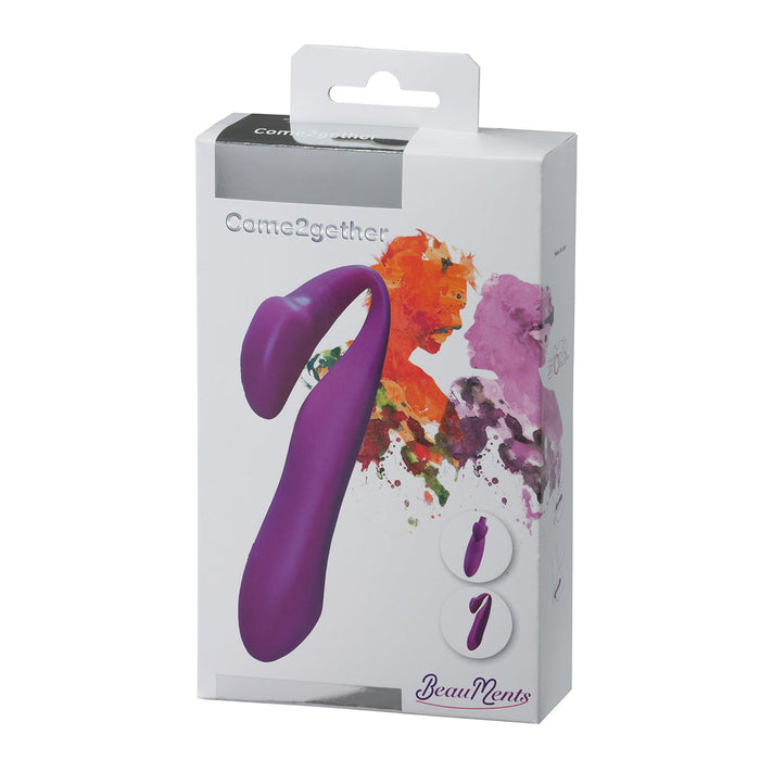 BeauMents - Come2gether - Strapless Strap-on Vibrator - Paars-Erotiekvoordeel.nl
