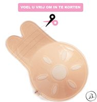 Bunny Plak BH met Clip |Strapless Push-up Effect | Zelfklevende Borst Lift | Onzichtbaar & Herbruikbaar| Cup A B C-Erotiekvoordeel.nl