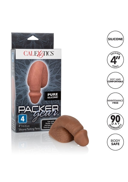 Calexotics - Siliconen Packing Penis - Slappe Penis - FtM Drag - 10,25 cm - medium huidskleur-Laced-up.nl
