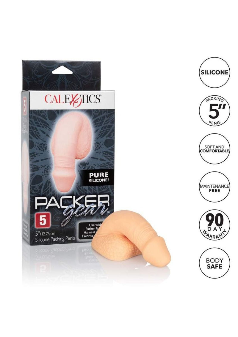 Calexotics - Siliconen Packing Penis - Slappe Penis - FtM Drag - 12,75 cm - lichte huidskleur-Laced-up.nl