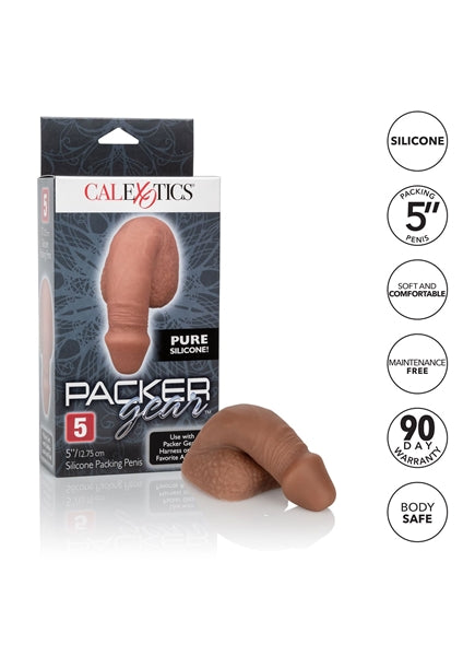 Calexotics - Siliconen Packing Penis - Slappe Penis - FtM Drag - 12,75 cm - medium huidskleur-Laced-up.nl