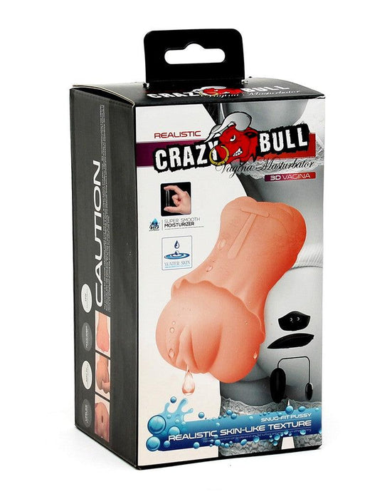 Crazy Bull - Vibrerende Mini Vagina Masturbator-Erotiekvoordeel.nl