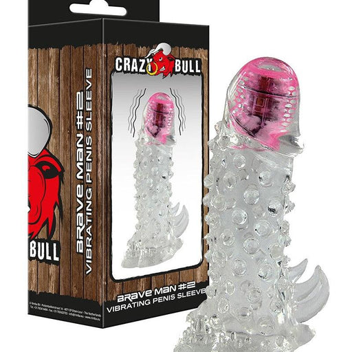 Crazy Bull - Vibrerende Penis Sleeve - Brave Man 2-Erotiekvoordeel.nl