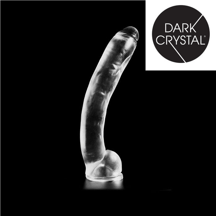 Dark Crystal - Anaal Dildo 37,5 x 6 cm - Transparant