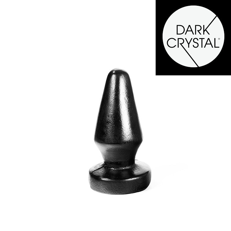 Dark Crystal - Buttplug 13 x 5,5 cm - Zwart