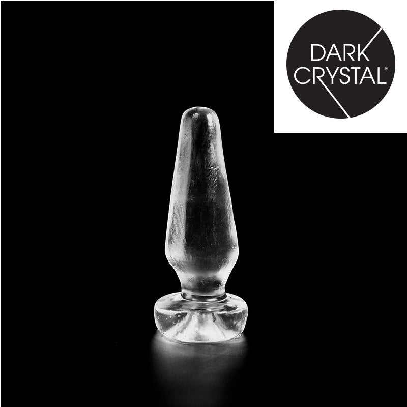 Dark Crystal - Buttplug 13,5 x 4,7 cm - Transparant