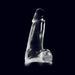 Dark Crystal - Dildo 26 x 7 cm - Transparant