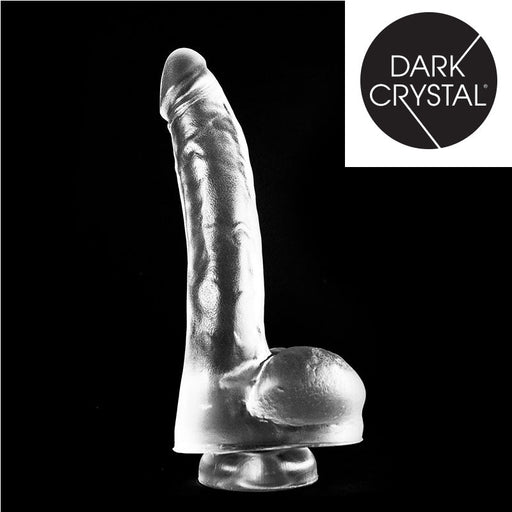 Dark Crystal - Dildo Met Zuignap 27,5 x 4,5 cm - Transparant