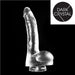 Dark Crystal - Dildo Met Zuignap 27,5 x 4,5 cm - Transparant