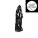 Dark Crystal - Fisting Dildo 32 x 9 cm - Zwart