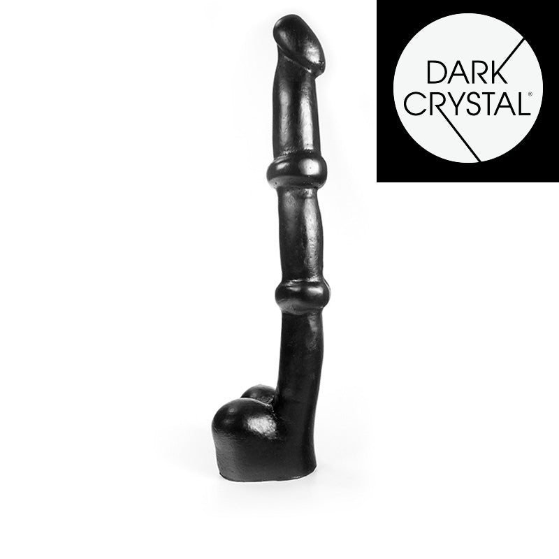 Dark Crystal - XXL Dildo 34 x 5,2 cm - Zwart