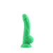 DeLuxe Pure Nature Neo Colours Siliconen Dildo 23 x 4.1 cm - groen